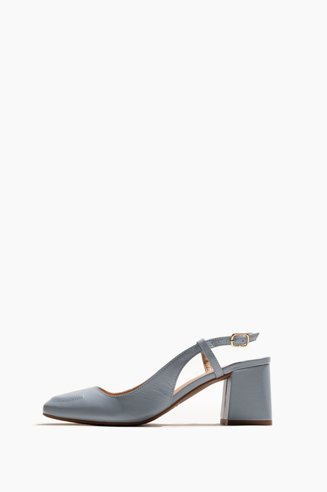 Salto Slingback Denim