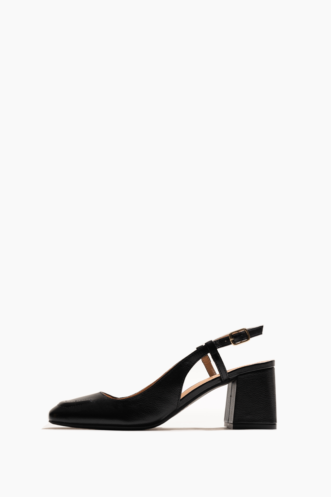 Salto Slingback Preto