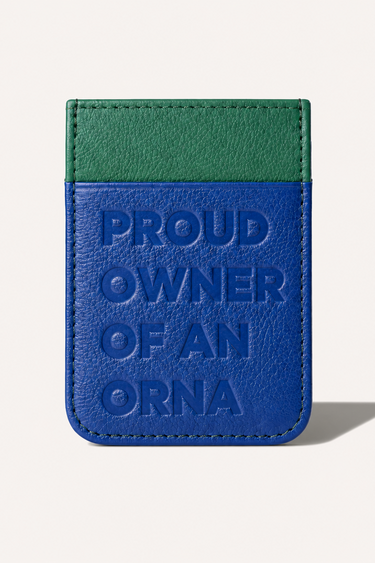 Porta Cartão ORNA | Verde e Azul