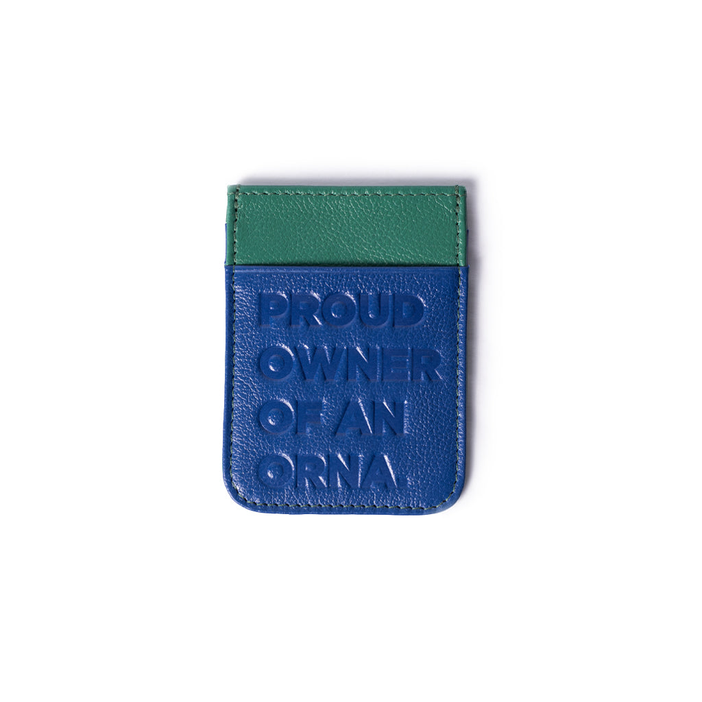 PORTA CARTÃO ORNA | Multicor Verde + Azul